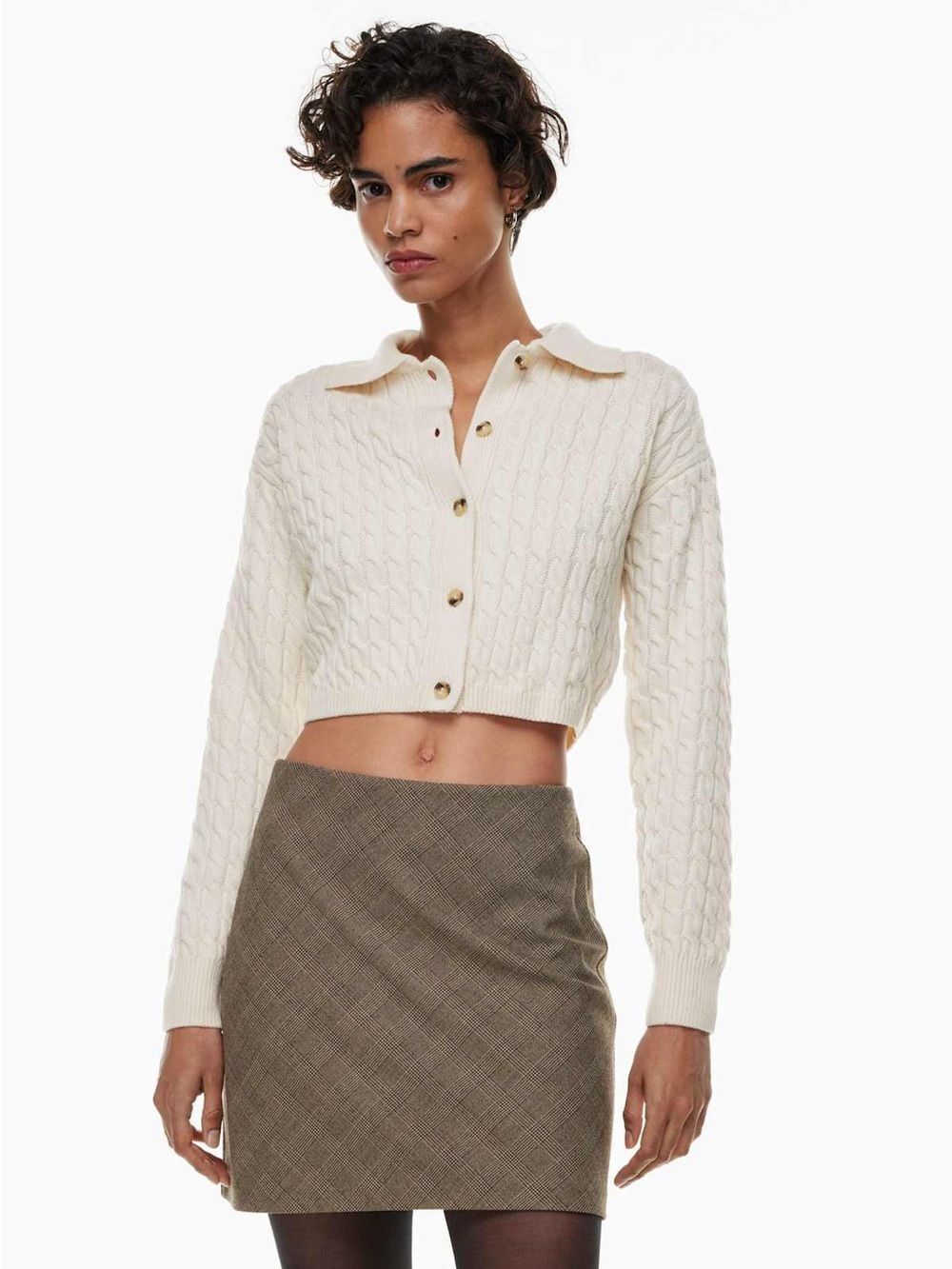 Aritzia Wilfred Merino Wool Next Door Cardigan